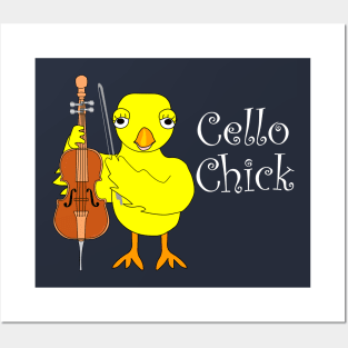 Cello Chick Posters and Art